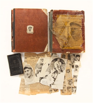 Large World Series Scrapbook with Clippings, Box Scores for 1927, 1928 and 1960 World Series 